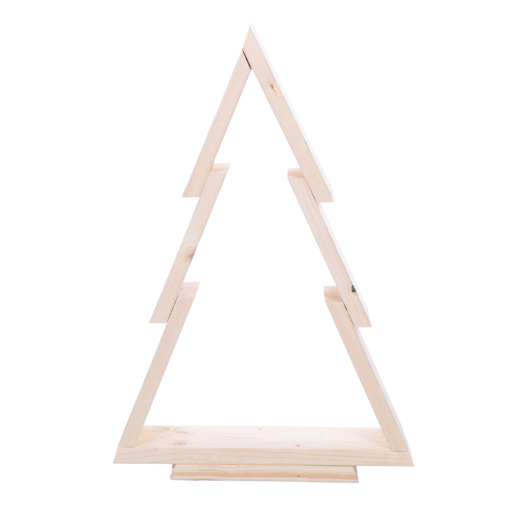 Holz-Weihnachtsbaum zum Aufstellen