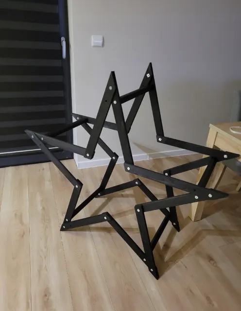 ModoStar-Stern als 3D-Form aufgebaut