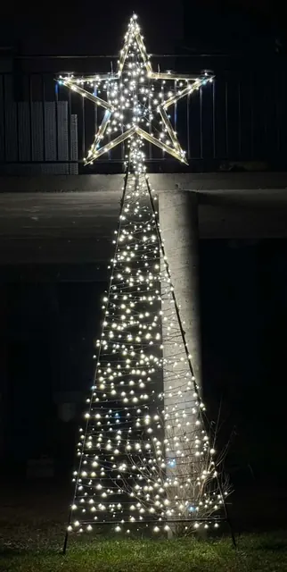 Lichtdekoration im Garten